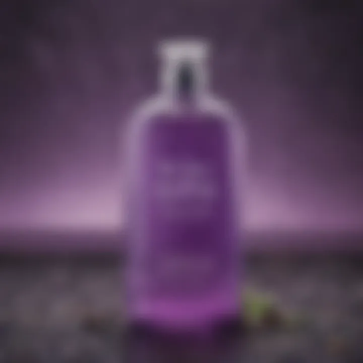 Natural ingredients found in sulfate-free purple shampoo