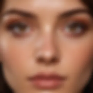 The Beauty of Brown Tint: Light Reflection in Eyes Close-up of brown-tinted eyes reflecting sunlight
