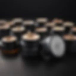 An array of dark mark creams showcasing various textures and packaging