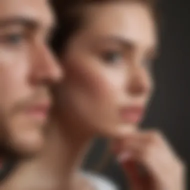 Societal Influences on Fidelity Visual metaphor for societal pressures on relationships