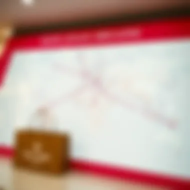 Map highlighting global shipping reach of Kate Spade