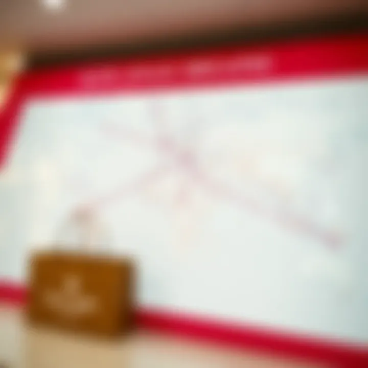 Map highlighting global shipping reach of Kate Spade