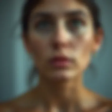 Diagram of Acne Triggers Diagram illustrating acne triggers and their effects on skin