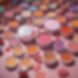 A vibrant display of ColourPop products with discount codes