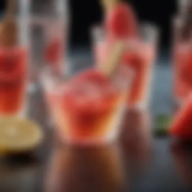 Key Ingredients for Crafting Vodka Popsicles Ingredients for making vodka popsicles spread out
