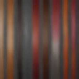 Vibrant temporary hair colour swatches