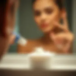 Visual comparison of waxing and shaving techniques