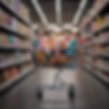 A shopping cart filled with beauty products including hair dye